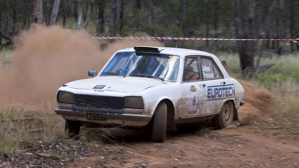 3rd OR: Andy Crane and John Fraser, 1970 Peugeot 504 Ti