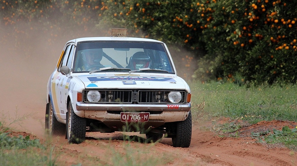 2nd OR: Steve Ashton and Ro Nixon, 1972 Mitsubishi Colt Galant