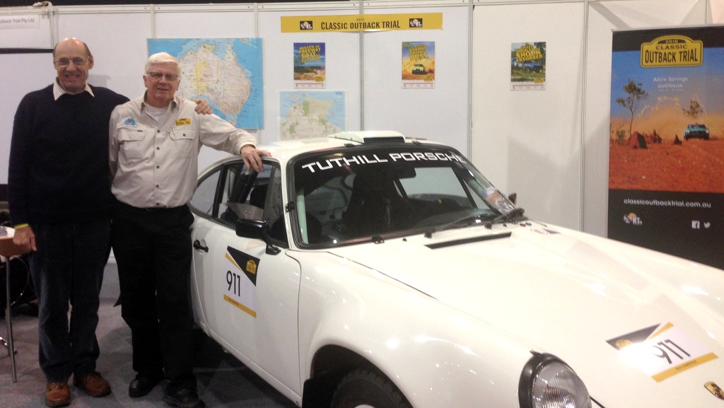 pic of Francis Tuthill and Philip Bernadou at Race Retro