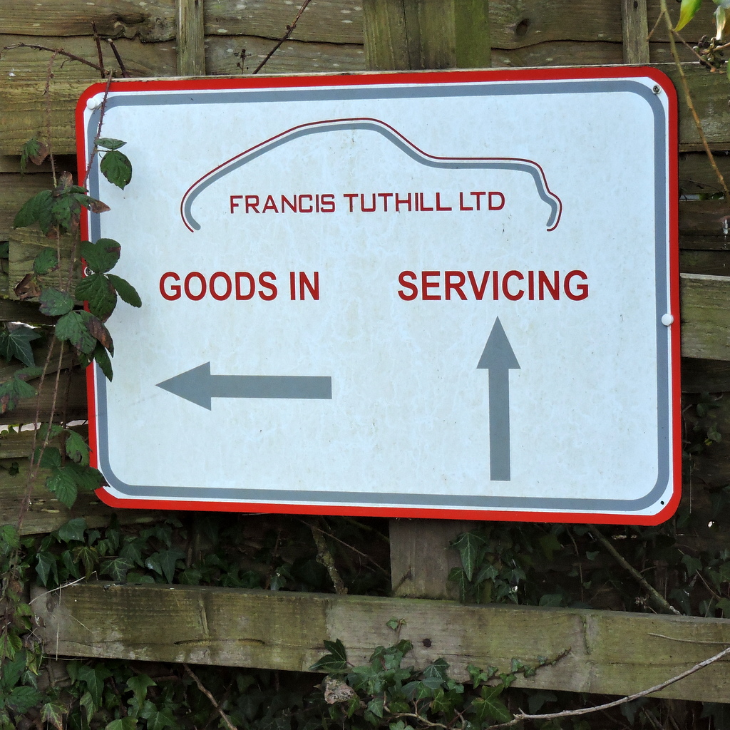 Sign at Tuthill Porsche