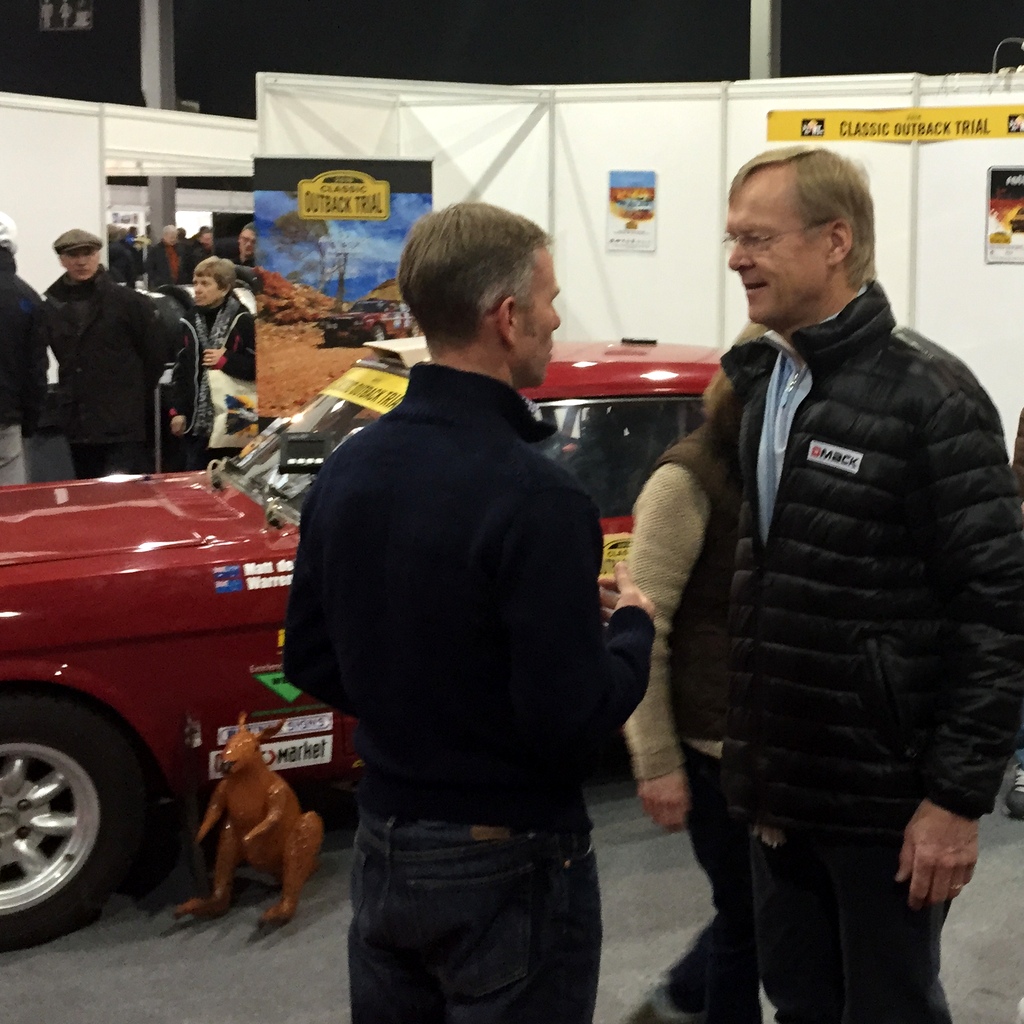 Ari Vatenan visits the COT stand.