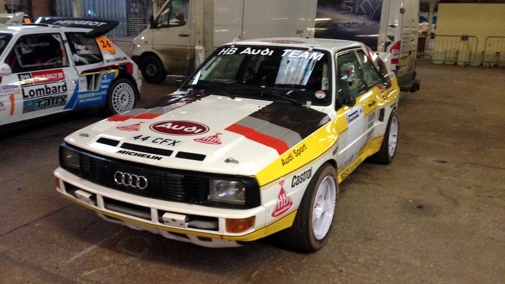 Audi Quattro rally car...