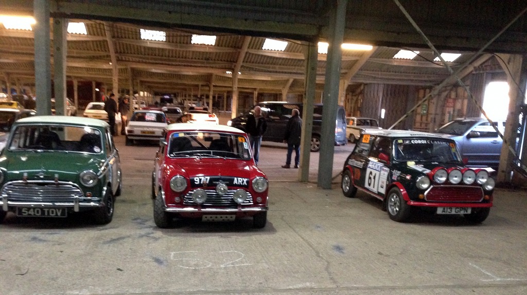 Three minis at Race Retro
