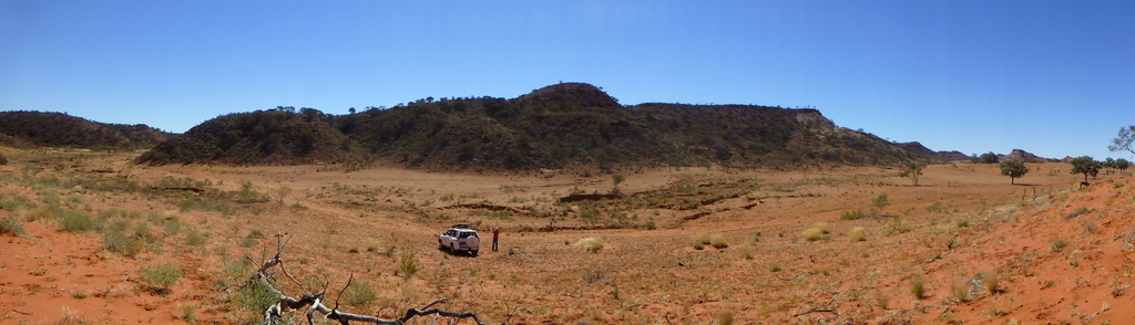 A range south of Alice Springs - pic taken from a sand dune.