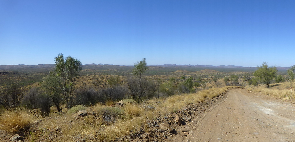 Harts Range in the distance