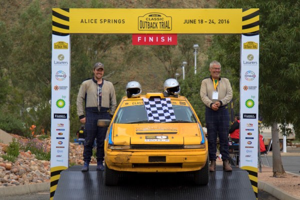 Andrew and David Travis - back to back winners. Pic by Craig O'Brien.