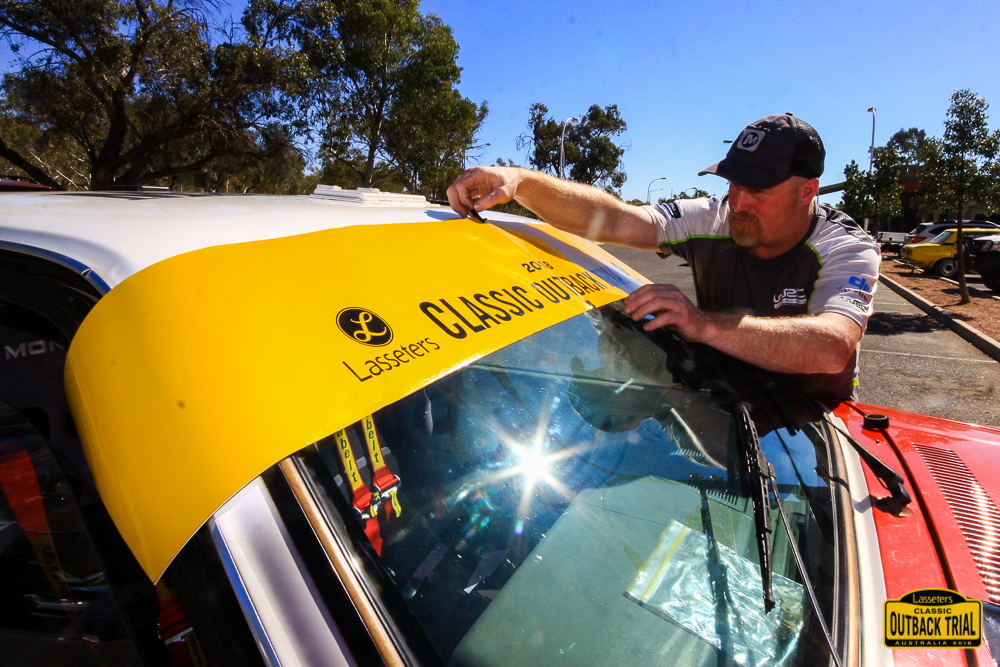 The finishing touches.