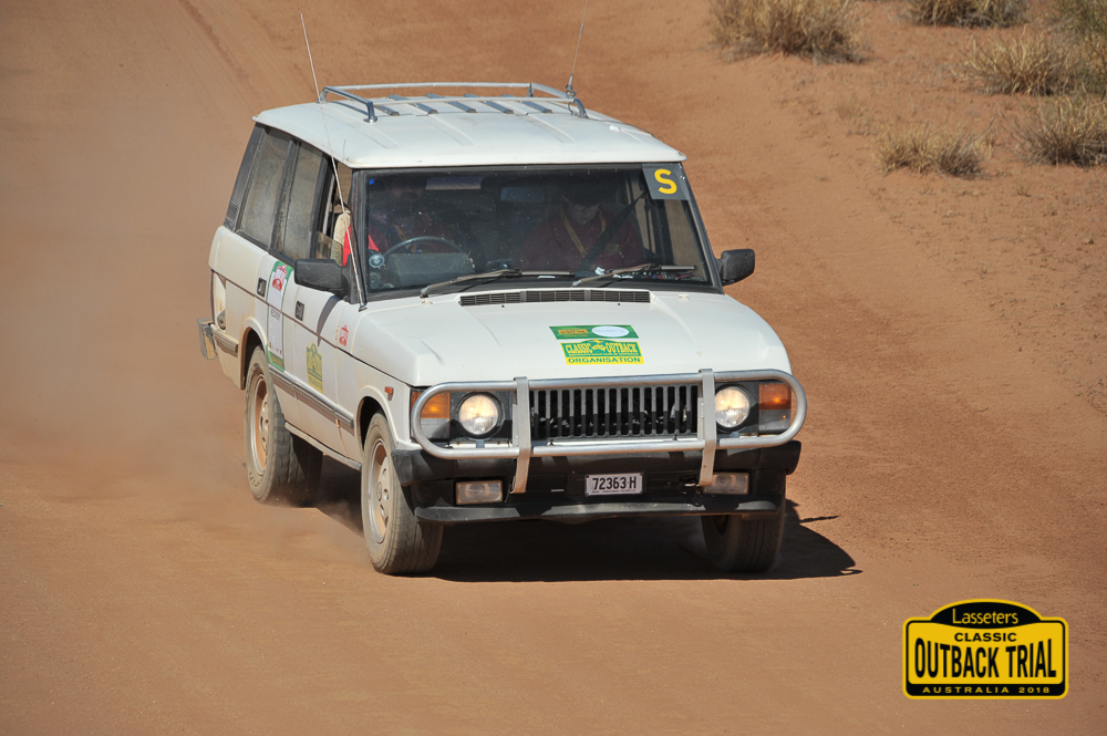 Range Rover competing in Regularity
